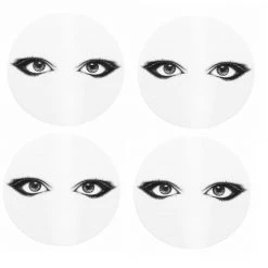 Rory Dobner - ‘Looking At You Eyes’ Drinks Coasters (Set Of 4)