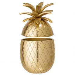 Talking Tables Gold Art-Deco Pineapple Ice Bucket - Metal (24cm)