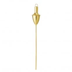 Bloomingville Outdoor Decor Gold Outdoor Oil Lamp, Small - Party