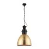 Ashton And Barrow Harrison Industrial Style Pendant Light - Brass
