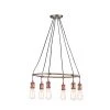 Ashton And Barrow Halycon Authentic Industrial Style 6 Pendant Light - Aged Copper