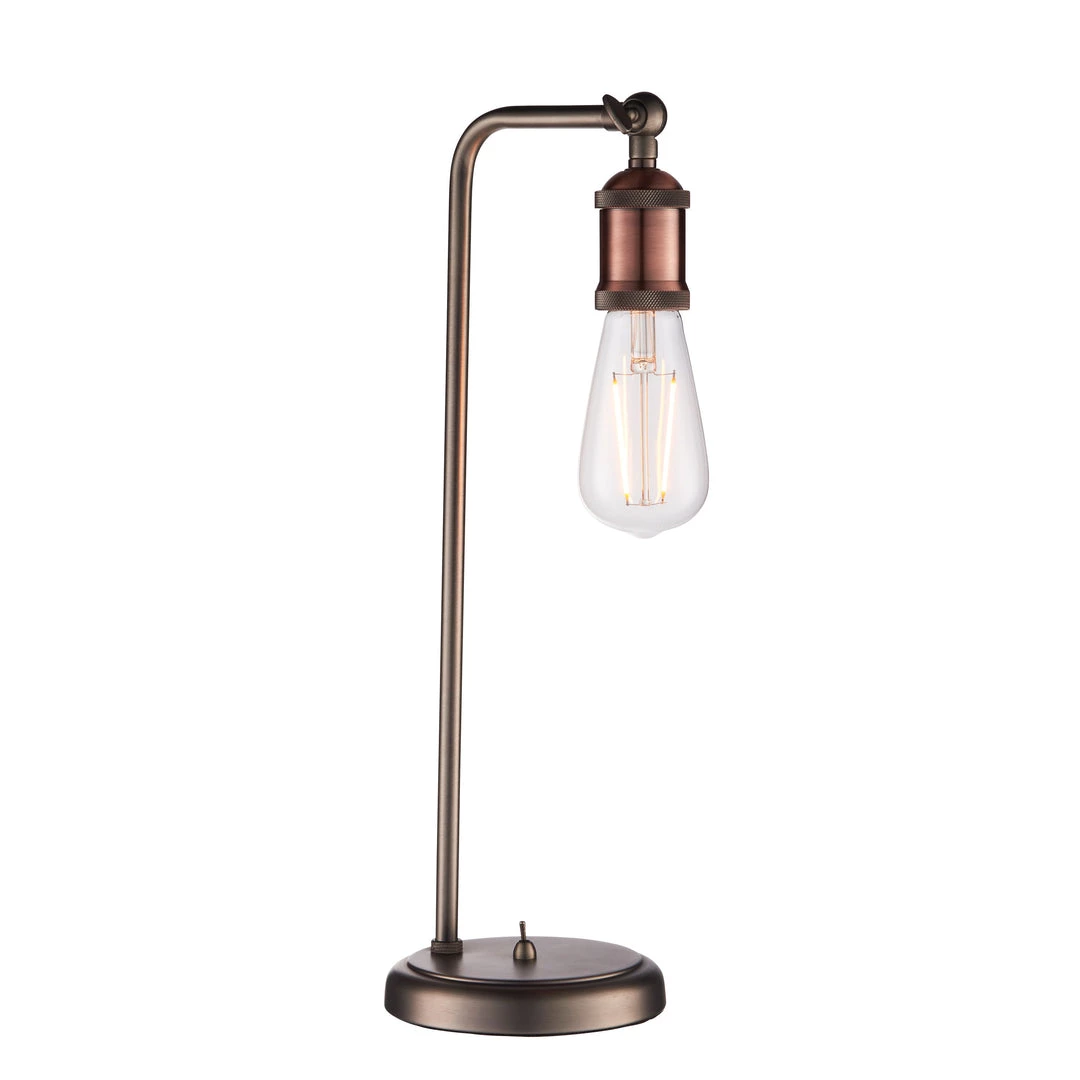 Ashton And Barrow Halycon Authentic Industrial Style Table Lamp - Aged Copper 1 Ashton And Barrow Halycon Authentic Industrial Style Table Lamp - Aged Copper