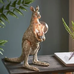 Ashton And Barrow Kevin The Kangaroo Table Lamp - Silver Lighting