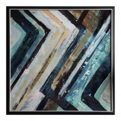 Ashton And Barrow Acarua - Abstract Framed Wall Art, Multicoloured, 79x79cm