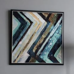 Ashton And Barrow Acarua - Abstract Framed Wall Art, Multicoloured, 79x79cm