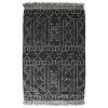 Ashton And Barrow Arizona Rug - Modern Aztec Style With Braided Tassel - 120 X 170cm - Grey NEW IN!