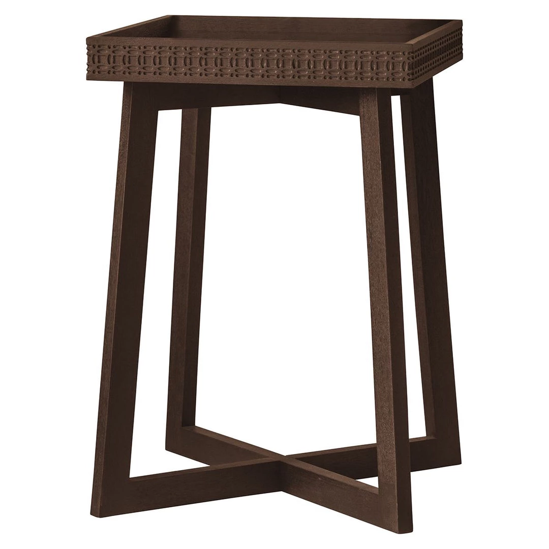 Ashton And Barrow Furniture Ashram Side Table - Brown Mango Wood 3 Ashton And Barrow Furniture Ashram Side Table - Brown Mango Wood