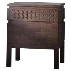 Ashton And Barrow Ashram 2-Drawer Bedside Table Chest - Brown Mango Wood Furniture 5 Ashton And Barrow Ashram 2-Drawer Bedside Table Chest - Brown Mango Wood Furniture