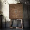 Ashton And Barrow Furniture Ashram Drinks/Cocktail Cabinet - Brown Mango Wood