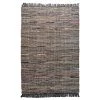 Ashton And Barrow NEW IN! Alfredo Rug - Modern Multi-coloured Jute & Cotton Recycled - 120 X 170cm