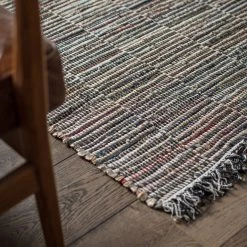 Ashton And Barrow NEW IN! Alfredo Rug - Modern Multi-coloured Jute & Cotton Recycled - 120 X 170cm 5 Ashton And Barrow NEW IN! Alfredo Rug - Modern Multi-coloured Jute & Cotton Recycled - 120 X 170cm