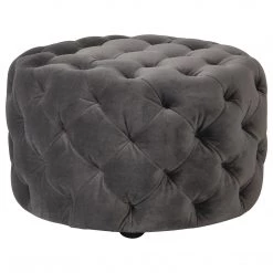 Ashton And Barrow Martha - Round Buttoned Footstool NEW IN!