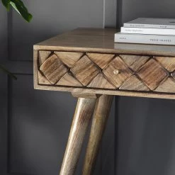 Ashton And Barrow Tuscan 2 Drawer Console Table - Mango Wood Furniture 6 Ashton And Barrow Tuscan 2 Drawer Console Table - Mango Wood Furniture