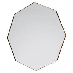 Ashton And Barrow Jamie - Octagon Contemporary Slim Framed Mirror - 800x800mm