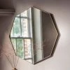 Ashton And Barrow Jamie - Octagon Contemporary Slim Framed Mirror - 800x800mm