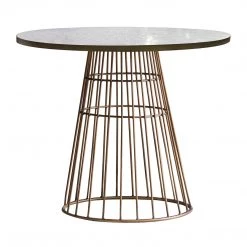Ashton And Barrow NEW IN! Worsley Mosaic Tiled Bistro Table With Bronze Cage Frame
