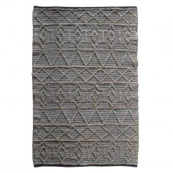Ashton And Barrow NEW IN! La Sonrisa, Woven Rug, Black / Natural, Various Sizes