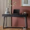 Ashton And Barrow Ashram 2 Drawer Desk / Console Table - Brown Mango Wood Furniture