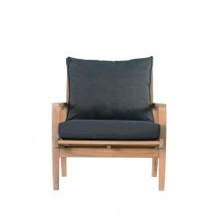 Ashton And Barrow Monte - Outdoor Cushioned Armchair, Charcoal Grey