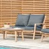 Ashton And Barrow Monte - Outdoor 2 Seater Cushioned Sofa, Charcoal Grey