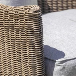 Ashton And Barrow NEW IN! Sarajevo - Outdoor Rattan Style Cushioned 2 Seater Sofa - Garden/Patio - Neutral