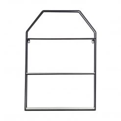 Ashton And Barrow Metal Display Shelving Unit - Black Furniture