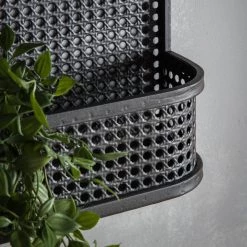 Ashton And Barrow NEW IN! Tikini Modern Boho Metal Wall Shelf - Black