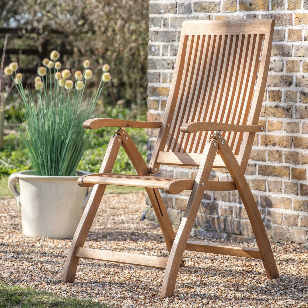 Ashton And Barrow Mariano - Outdoor Reclining Armchair - Garden/Patio - Natural NEW IN! 1 Ashton And Barrow Mariano - Outdoor Reclining Armchair - Garden/Patio - Natural NEW IN!
