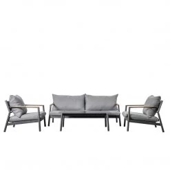Ashton And Barrow Garden & Outdoor Monaco - Outdoor Patio / Garden Lounge Set (4 Piece), Grey