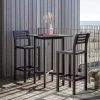 Ashton And Barrow Volcan - Outdoor 2 Seater High Bar Set - Garden/Patio -Brown/Black Garden & Outdoor
