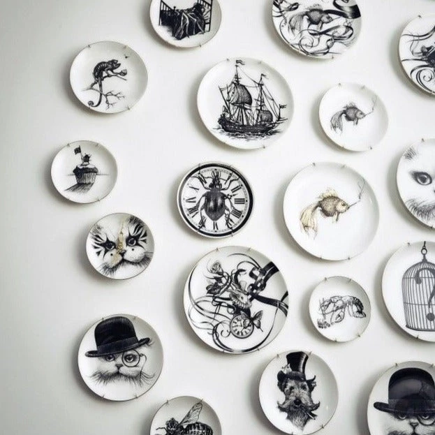 Rory Dobner - Mr Illustrated Plate (16cm) Art & Prints 3 Rory Dobner - Mr Illustrated Plate (16cm) Art & Prints