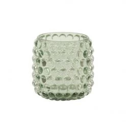 Ashton And Barrow Home Decor Textured Glass Candle Holder - Short