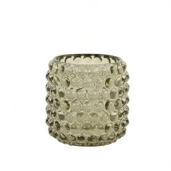 Ashton And Barrow Home Decor Textured Glass Candle Holder - Short