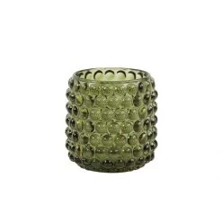 Ashton And Barrow Home Decor Textured Glass Candle Holder - Short
