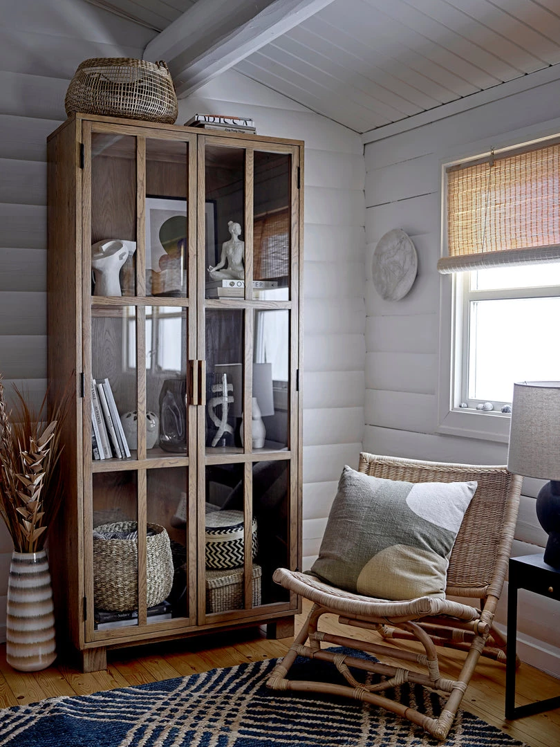 Bloomingville New Home Boho Face Sculpture - White Cement - 22cm 3 Bloomingville New Home Boho Face Sculpture - White Cement - 22cm