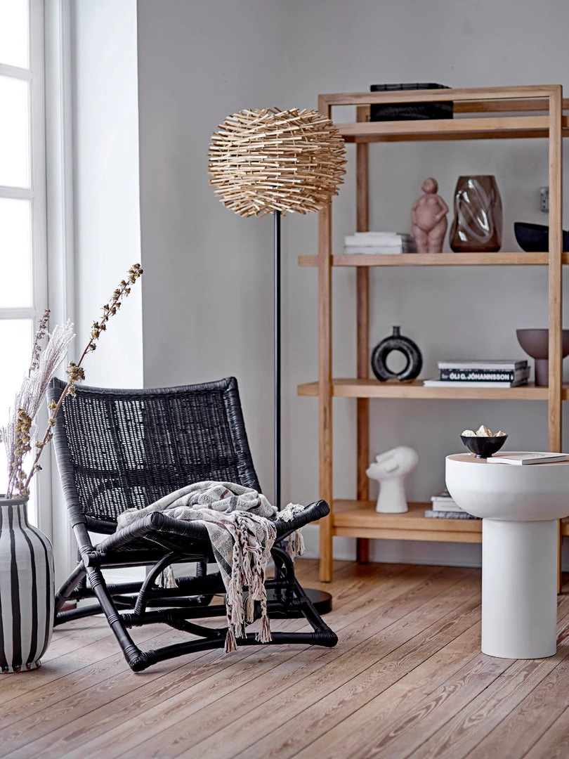 Bloomingville New Home Boho Face Sculpture - White Cement - 22cm 4 Bloomingville New Home Boho Face Sculpture - White Cement - 22cm