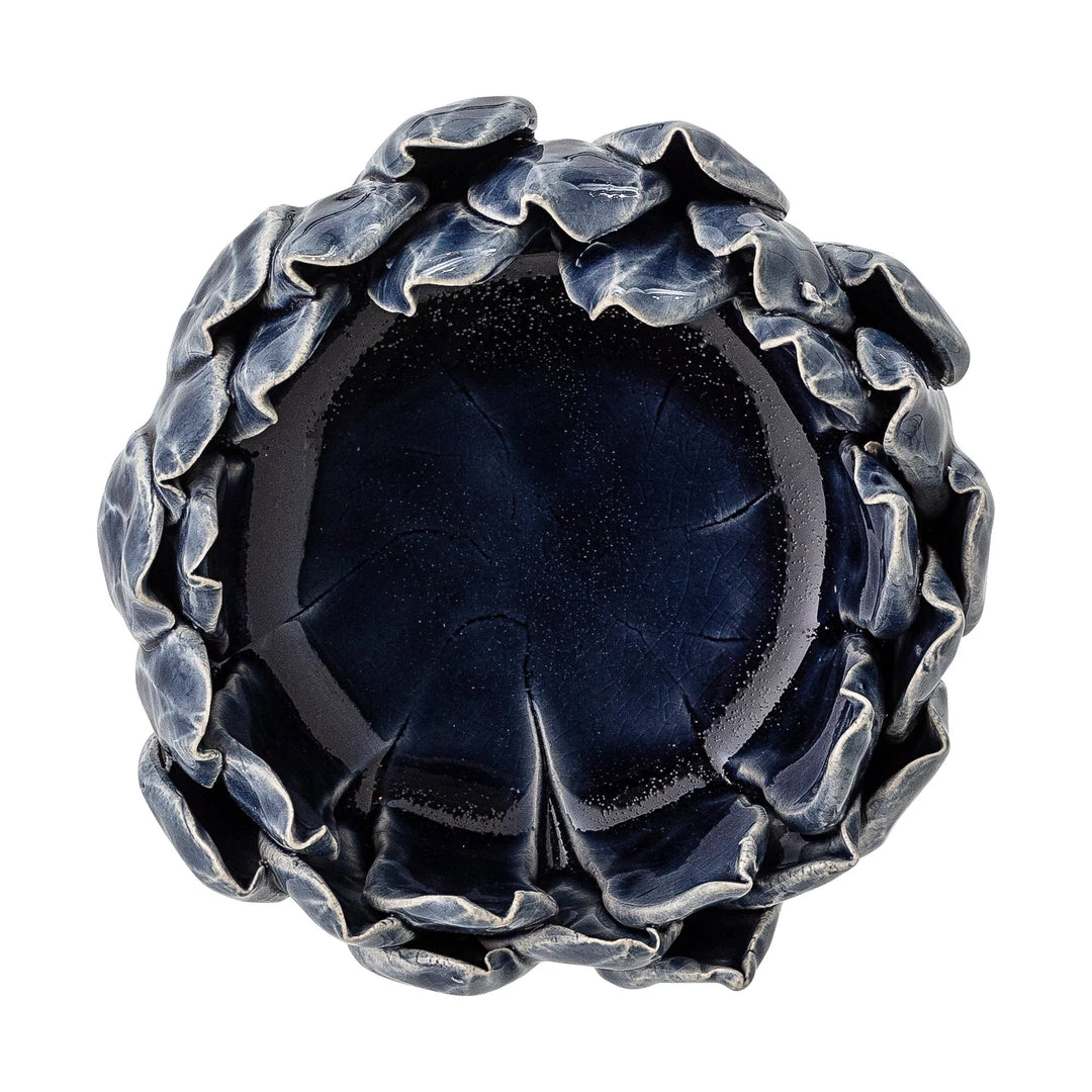 Bloomingville Home Decor Blue Artichoke Ornament Bowl Trinket Pot Decoration (13cm) 3 Bloomingville Home Decor Blue Artichoke Ornament Bowl Trinket Pot Decoration (13cm)