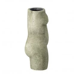 Bloomingville NEW IN! Green Terracotta Female Body Vase (16cm)
