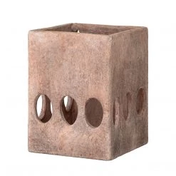 Bloomingville Outdoor Stone Lantern, Terracotta Accessories