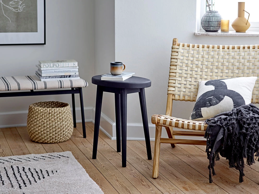 Bloomingville Soft Furnishings Black & White Boho Art Print Cushion (40x40cm) 3 Bloomingville Soft Furnishings Black & White Boho Art Print Cushion (40x40cm)