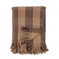 Bloomingville NEW IN! Robbi Traditional Check Pattern Throw - Eco Cotton - Indoor/Outdoor