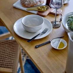 Bloomingville Yvette Elegant Smoked Black Wine Glasses (Set Of 4)