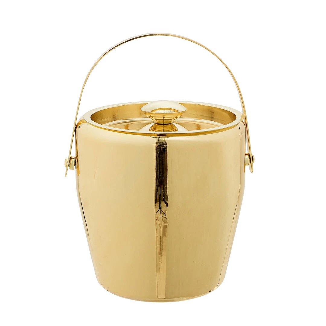 Bloomingville Sleek Gold Ice Bucket Bar & Kitchen 1 Bloomingville Sleek Gold Ice Bucket Bar & Kitchen