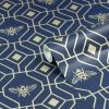 Ashton And Barrow Luxury Art Deco Gold Bee Design Wallpaper - Royal Blue (10.5m Length) Wallpaper (New!)