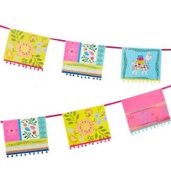 Talking Tables Colourful Mexican Paper Bunting (4m) - Party Reusable