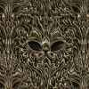 Ashton And Barrow NEW IN! A Masquerade, Luxury Patterned Wallpaper - Opulence Collection, Gold & Absolute Black (10m Length),