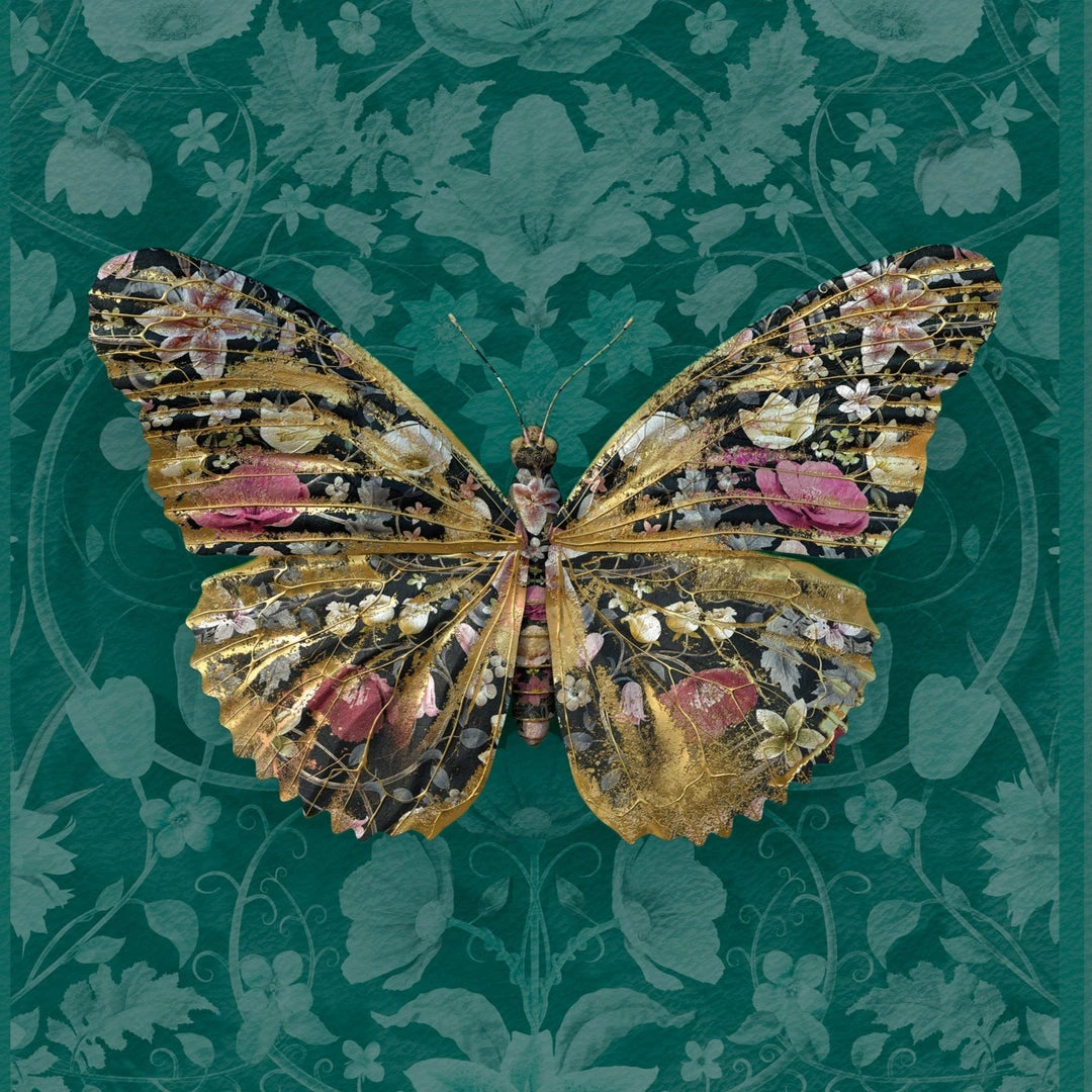 Ashton And Barrow Floral Butterfly Luxury Wallpaper - Opulence Collection, Petrol Blue (10m Length) NEW IN! 1 Ashton And Barrow Floral Butterfly Luxury Wallpaper - Opulence Collection, Petrol Blue (10m Length) NEW IN!