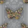 Ashton And Barrow Floral Butterfly Luxury Wallpaper - Opulence Collection, Nimbus Grey (10m Length) NEW IN!
