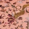 Ashton And Barrow Exotic Jungle Animal & Leopard Botanical Luxury Wallpaper - Blush Pink (10.5cm Length)