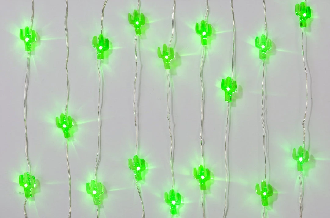 Talking Tables Cuban Fiesta Mini Cactus LED Lights - Party 1 Talking Tables Cuban Fiesta Mini Cactus LED Lights - Party